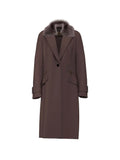 WOMEN'S JACKET - GUESS APPAREL BROWN - W6BL43 W4095