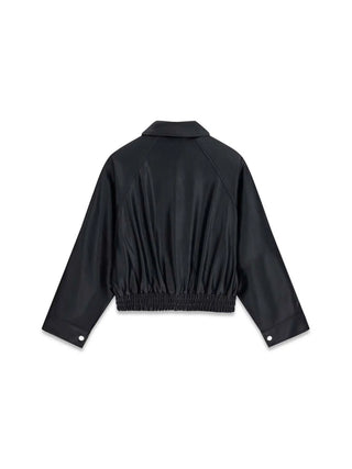 GIUBBOTTO DONNA - GUESS APPAREL NERO - W6BL45 W4102 2