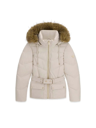 GIUBBOTTO DONNA - GUESS APPAREL CREMA - W6BL58 W4197 1