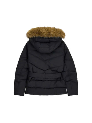 GIUBBOTTO DONNA - GUESS APPAREL NERO - W6BL58 W4197 2