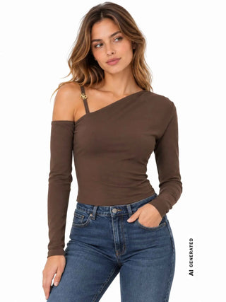 T-SHIRT DONNA - GUESS APPAREL CAFFE - W6BP22 K6257 3