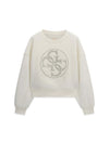 FELPA DONNA - GUESS APPAREL BIANCO - W6BQ13 K6059 1