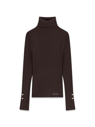 MAGLIA DONNA - GUESS APPAREL CAFFE - W6BR29 Z1417 1
