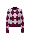 MAGLIA DONNA - GUESS APPAREL BORDEAUX - W6BR48 Z1447 1