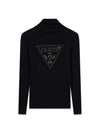 MAGLIA DONNA - GUESS APPAREL NERO - W6BR54 Z1455 1