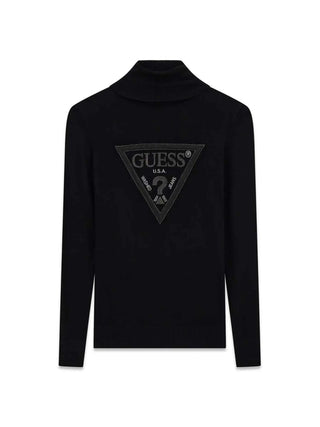 MAGLIA DONNA - GUESS APPAREL NERO - W6BR54 Z1455 1