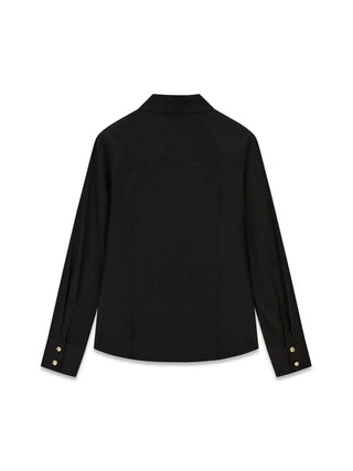 WOMEN'S SHIRT - GUESS APPAREL BLACK - W6YH10 W2752 2