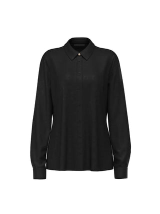 CAMICIA DONNA - GUESS APPAREL NERO - W6YH22 W2945