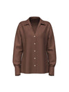 WOMEN'S SHIRT - GUESS APPAREL BROWN - W6YH23 W2946 1