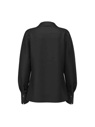 WOMEN'S SHIRT - GUESS APPAREL BLACK - W6YH23 W2946 2