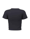 T-SHIRT DONNA - GUESS JEANS NERO - W6YI05 K3640 2