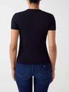 T-SHIRT DONNA - GUESS APPAREL NERO - W6YI12 K3751 3