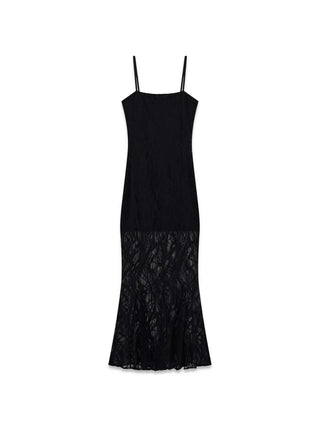WOMEN'S DRESS - GUESS APPAREL BLACK - W6YK12 K4359