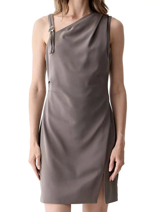 WOMEN'S DRESS - GUESS APPAREL BROWN - W6YK28 W2938 1