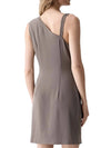 WOMEN'S DRESS - GUESS APPAREL BROWN - W6YK28 W2938 2