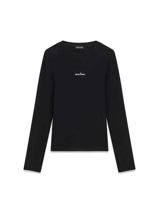 WOMEN'S T-SHIRT - GUESS JEANS BLACK - W6YP14 K3821