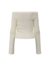 WOMEN'S SWEATER - GUESS JEANS WHITE - W6YR07 Z0863 2