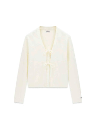 WOMEN'S CARDIGAN - GUESS JEANS WHITE - W6YR42 Z1103