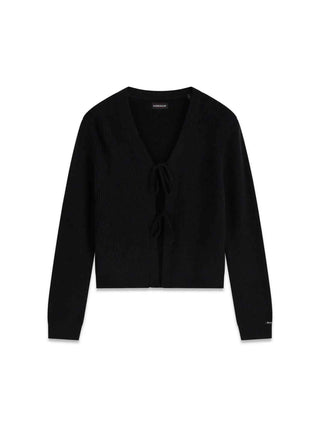 WOMEN'S CARDIGAN - GUESS JEANS BLACK - W6YR42 Z1103