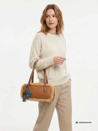 BORSA A MANO DONNA - CAFE NOIR MARRONE - C3NF1133 4
