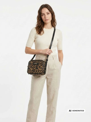 TRACOLLA DONNA - CAFE NOIR LEOPARDO - C3NN1103 4
