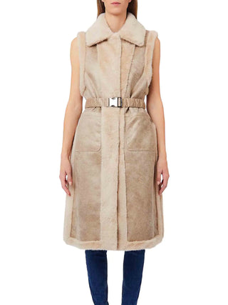 PONCHO DONNA - LIU-JO BURRO - 2F6050T0300