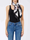 FOULARD DONNA - LIU-JO NERO-GRIGIO - 2F6059T2745 2