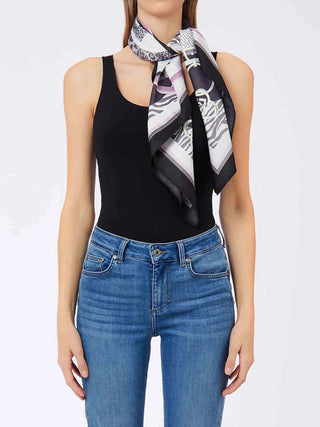 FOULARD DONNA - LIU-JO NERO-GRIGIO - 2F6059T2745 2