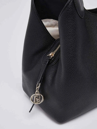 WOMEN'S SHOULDER BAG - LIU-JO BLACK-GOLD - AF6024ES039 4