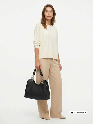 WOMEN'S SHOULDER BAG - LIU-JO BLACK-GOLD - AF6024ES039 5