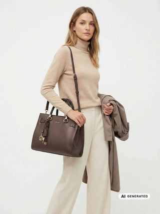 WOMEN'S SHOULDER BAG - LIU-JO CAFFE - AF6086E1019 6