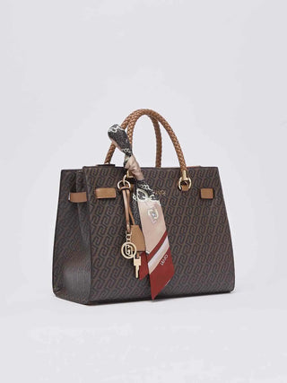 WOMEN'S SHOULDER BAG - LIU-JO BROWN - AF6086E1137 3
