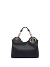 WOMEN'S SHOULDER BAG - LIU-JO BLACK-GOLD - AF6114ES039 1