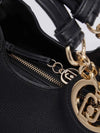WOMEN'S SHOULDER BAG - LIU-JO BLACK-GOLD - AF6114ES039 3
