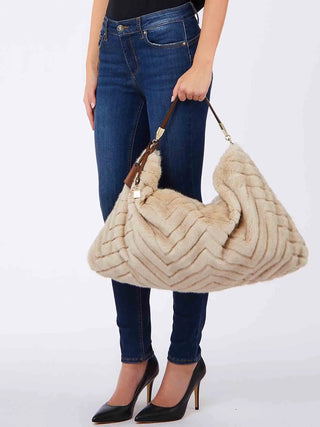 TOTE DONNA - LIU-JO CREMA - AF6194E1161 5