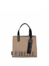 BORSA A MANO DONNA - REBELLE BEIGE - REB0083-T0001 1