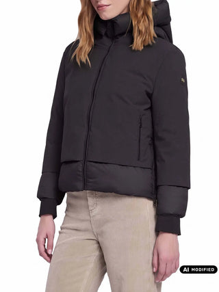 PIUMINO DONNA - GAUDI JEANS NERO - 621BD35011