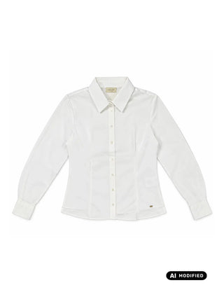 CAMICIA DONNA - GAUDI JEANS BIANCO - 621BD45003