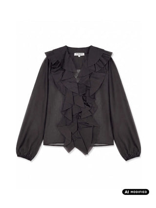 CAMICIA DONNA - DENNY ROSE NERO - 621ND45019
