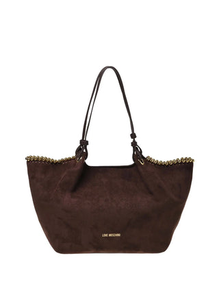 BORSA A SPALLA DONNA - LOVE MOSCHINO MARRONE - JC4220PP0PKF1 1