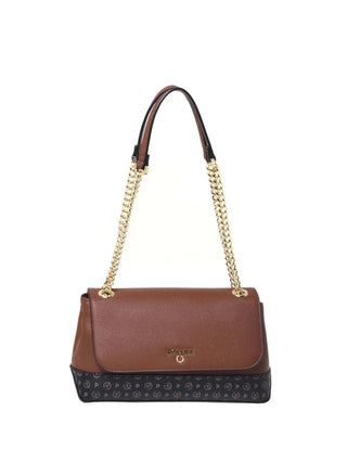 BORSA A SPALLA DONNA - POLLINI TAN-NERO - SC4506PP1PSA1