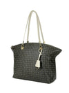BORSA A SPALLA DONNA - POLLINI NERO-AVORIO - TE8408PP02Q11 2