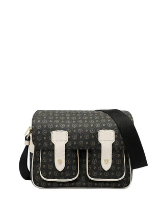 BORSA A SPALLA DONNA - POLLINI NERO-AVORIO - TE8421PP04Q11 1