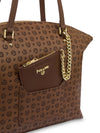 BORSA A SPALLA DONNA - POLLINI TAN-MARRONE - TE8547PP0NQ23 4