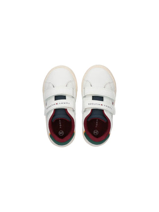 SNEAKERS BAMBINO - TOMMY HILFIGER BIANCO-MULTI - T1X9-35217-1355 3