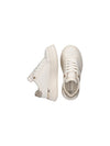GIRLS' SNEAKERS - TOMMY HILFIGER WHITE-PLATINUM - T3A9-35091-1355 4