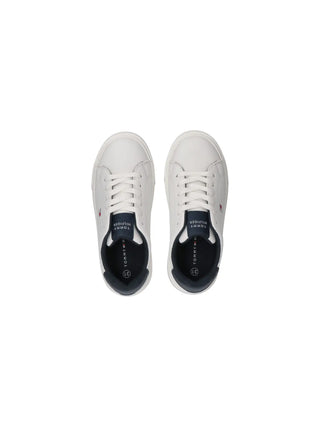 SNEAKERS RAGAZZO - TOMMY HILFIGER BIANCO-BLU - T3X9-35233-1355 3
