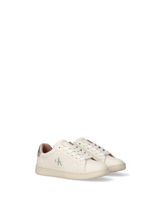 GIRL'S SNEAKERS - CALVIN KLEIN WHITE-NUDE - V3A9-83386-1355 2