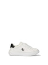 BOY'S SNEAKERS - CALVIN KLEIN WHITE-BLACK - V3X9-83468-1355 1