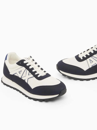 SNEAKERS UOMO - ARMANI EXCHANGE BIANCO-NAVY - XM001960 AF19388 5